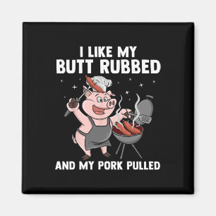 Lustiges Bbq-Design für Männer Frauen Bbq-Liebhabe Magnet