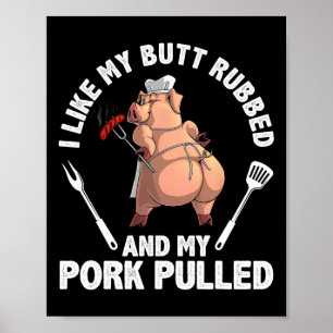 Lustiges Bbq-Design für Männer Frauen Bbq-Liebhabe Poster