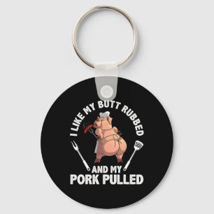 Lustiges BBQ-Design für Männer Frauen BBQ-Liebhabe Schlüsselanhänger