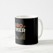 Lustiges BBQ-Grill-Chef Grilling Master Barbecue f Kaffeetasse (VorderseiteRechts)