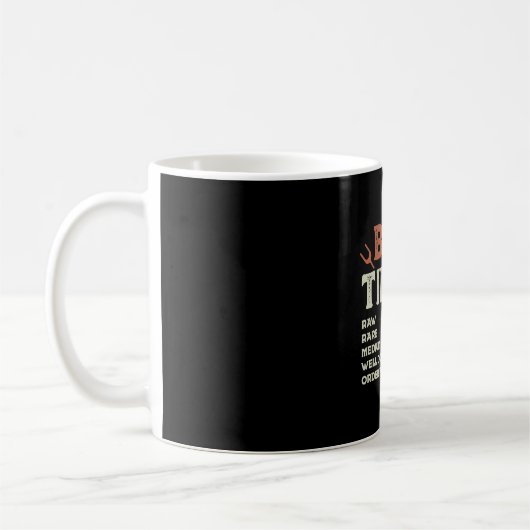 Lustiges BBQ-Grill-Chef Grilling Master Barbecue f Kaffeetasse (Links)