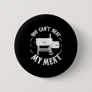 Lustiges Bbq T Reverse Flow Smoker Zubehör Dad Gri Button