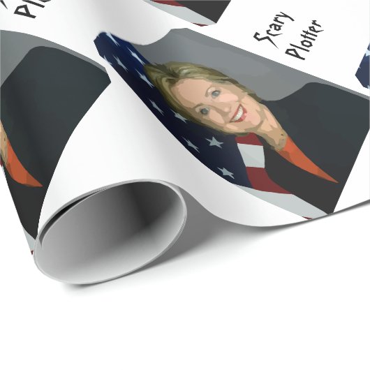 Lustiges "beängstigender Plotter-" Geschenkpapier (Rolleneckpunkt)