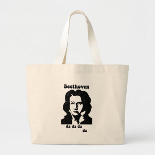 Lustiges Beethoven Jumbo Stoffbeutel