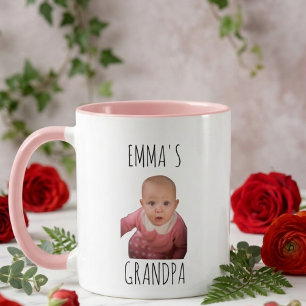 Lustiges benutzerdefiniertes Babygesicht Baby-Foto Tasse