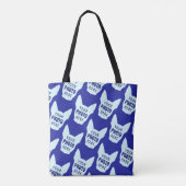 Lustiges benutzerdefiniertes Hundgesicht-Fotomuste Tasche (Rückseite)