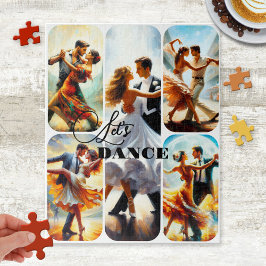 Lustiges benutzerdefiniertes Tanzfoto-Collage-Puzz Puzzle