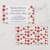 Lustiges beschäftigtes kleines visitenkarte (Vorne/Hinten)