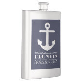 Lustiges betrunkenes Seemann-Seemarineseemannslied Flachmann (Rechts)