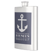 Lustiges betrunkenes Seemann-Seemarineseemannslied Flachmann (Links)