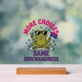 Lustiges Bi-Frosch-Pride-Shirt-Design_1 Acrylschild (Neutral)