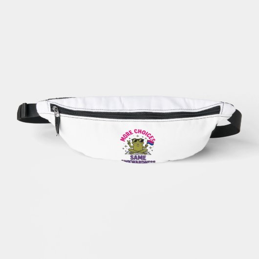 Lustiges Bi-Frosch-Pride-Shirt-Design_1 Bauchtasche (Vorderseite)