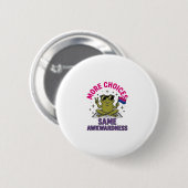 Lustiges Bi-Frosch-Pride-Shirt-Design_1 Button (Vorne & Hinten)