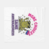 Lustiges Bi-Frosch-Pride-Shirt-Design_1 Fleecedecke (Vorderseite (Horizontal))