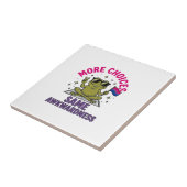 Lustiges Bi-Frosch-Pride-Shirt-Design_1 Fliese (Seite)