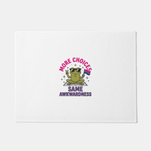 Lustiges Bi-Frosch-Pride-Shirt-Design_1 Fußmatte