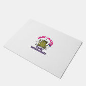Lustiges Bi-Frosch-Pride-Shirt-Design_1 Fußmatte (Schrägansicht)