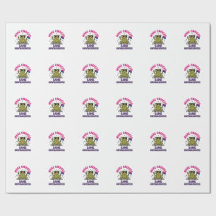 Lustiges Bi-Frosch-Pride-Shirt-Design_1 Geschenkpapier