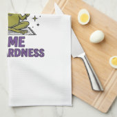 Lustiges Bi-Frosch-Pride-Shirt-Design_1 Geschirrtuch (Viertel Falte)