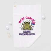 Lustiges Bi-Frosch-Pride-Shirt-Design_1 Golfhandtuch (Insitu)