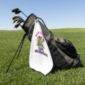 Lustiges Bi-Frosch-Pride-Shirt-Design_1 Golfhandtuch (Gras)