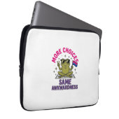 Lustiges Bi-Frosch-Pride-Shirt-Design_1 Laptopschutzhülle (Vorne Rechts)