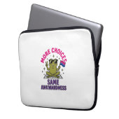 Lustiges Bi-Frosch-Pride-Shirt-Design_1 Laptopschutzhülle (Vorderseite Links)