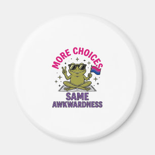 Lustiges Bi-Frosch-Pride-Shirt-Design_1 Magnet