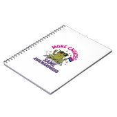 Lustiges Bi-Frosch-Pride-Shirt-Design_1 Notizblock (Linke Seite)