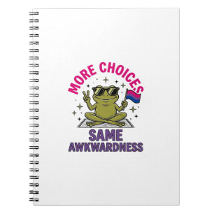Lustiges Bi-Frosch-Pride-Shirt-Design_1 Notizblock