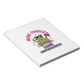 Lustiges Bi-Frosch-Pride-Shirt-Design_1 Notizblock (angewinkelt)