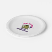 Lustiges Bi-Frosch-Pride-Shirt-Design_1 Pappteller (Schrägansicht)