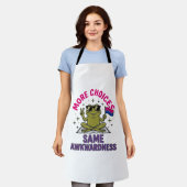 Lustiges Bi-Frosch-Pride-Shirt-Design_1 Schürze (Getragen)