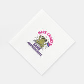 Lustiges Bi-Frosch-Pride-Shirt-Design_1 Serviette (Ecke)
