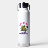 Lustiges Bi-Frosch-Pride-Shirt-Design_1 Trinkflasche (Vorderseite)