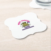 Lustiges Bi-Frosch-Pride-Shirt-Design_1 Untersetzer (angewinkelt)
