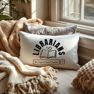 Lustiges Bibliothekarshumor Buchliebhaber-Geschenk Lendenkissen