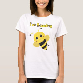 Lustiges Bienenshirt mit Slogan-Grafik T-Shirt