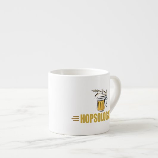 Lustiges Bier Espressotasse (Vorderseite Rechts)