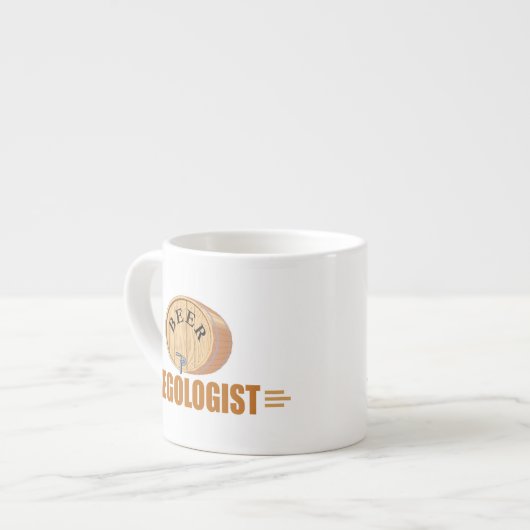 Lustiges Bier-Fass Espressotasse (Vorderseite Links)