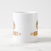 Lustiges Bier-Fass Jumbo-Tasse (Vorderseite)