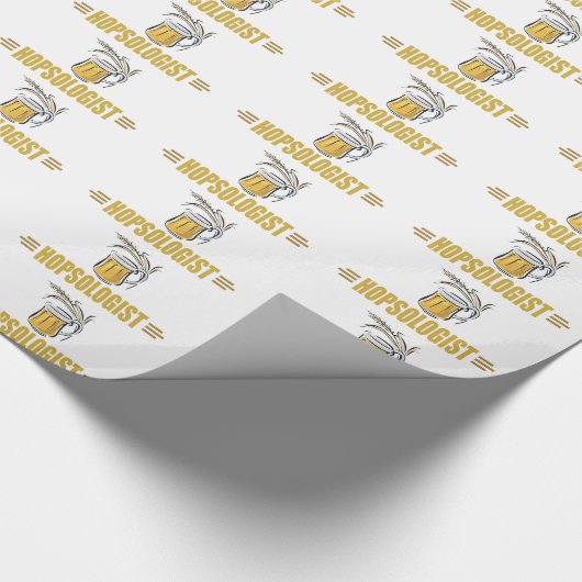 Lustiges Bier Geschenkpapier (Ecke)