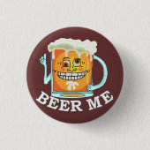 Lustiges Bier ich Button (Vorderseite)