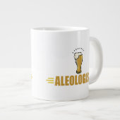 Lustiges Bier Jumbo-Tasse (Vorderseite Rechts)