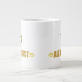 Lustiges Bier Jumbo-Tasse (Vorderseite)