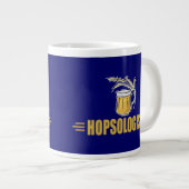 Lustiges Bier Jumbo-Tasse (Vorderseite Rechts)