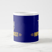 Lustiges Bier Jumbo-Tasse (Vorderseite)