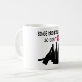 Lustiges Bier Kaffeetasse (Vorderseite Links)