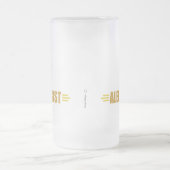 Lustiges Bier Mattglas Bierglas (Mittel)