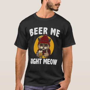 Lustiges Bier mir jetzt sofort Katze Alkohol Kätzc T-Shirt